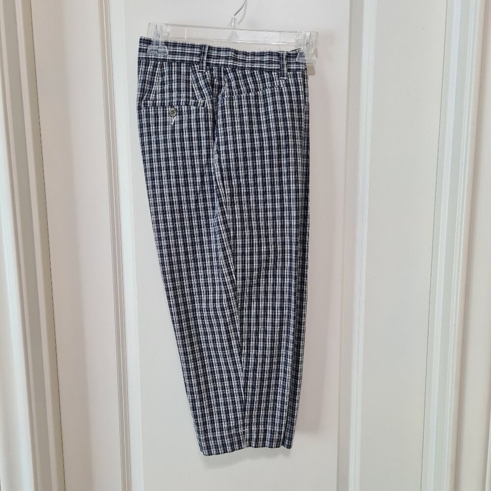 Lee Khakis Plaid Gingham Capris, 6
